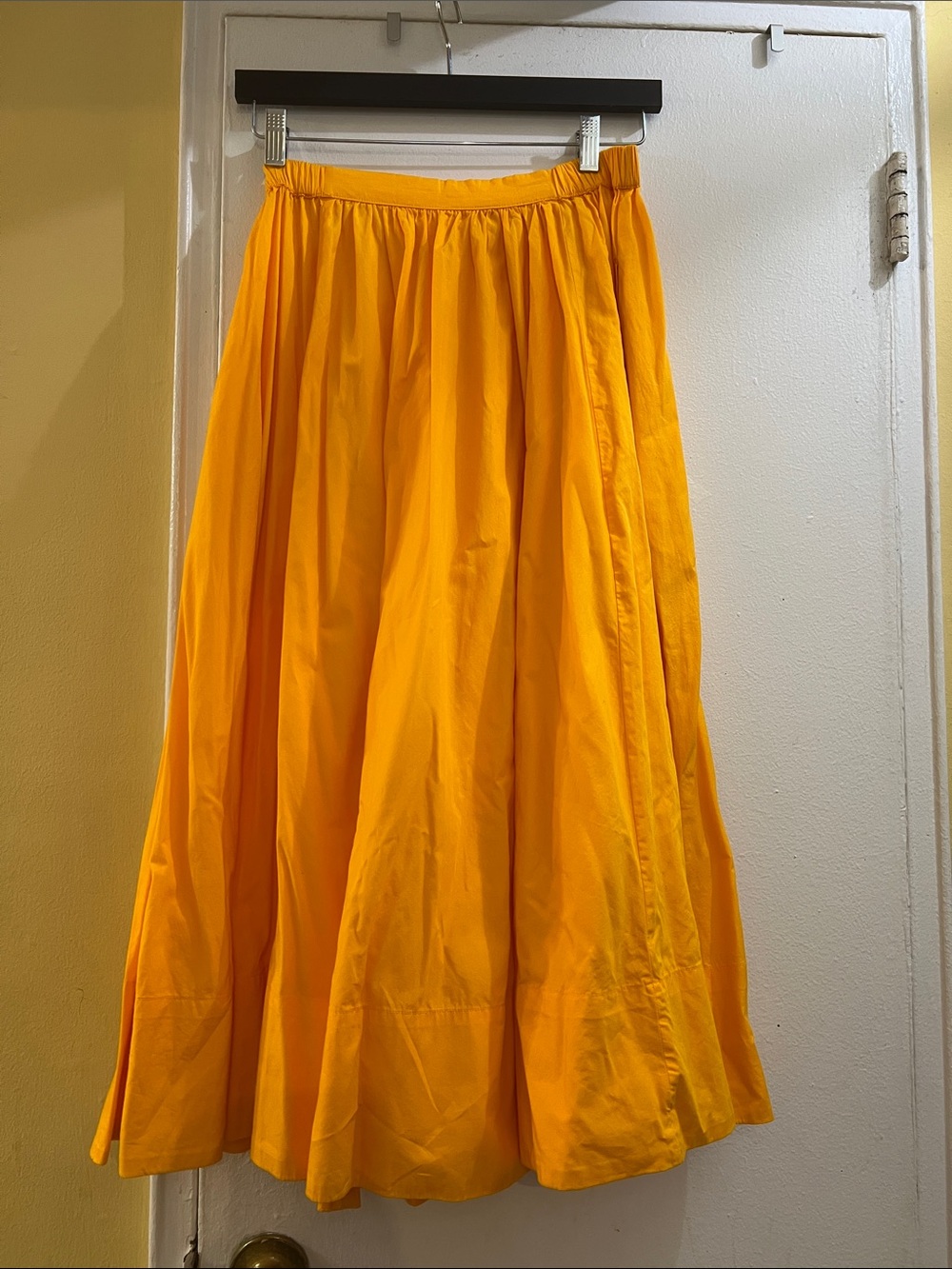 Free People Vibrant Yellow Maxi Skirt